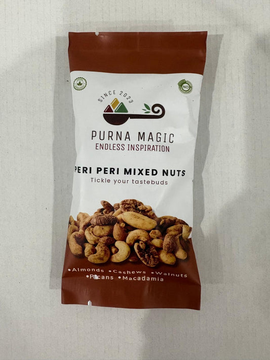 PeriPeri Seasoned Nuts (small enough to stash, big enough to crave)