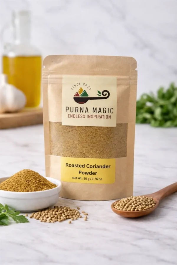 Roasted Coriander Powder - purnamagic