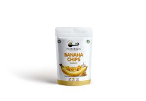 banana chips (garlic)