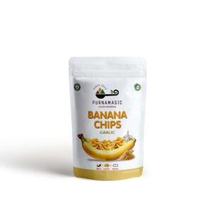 banana chips (garlic)